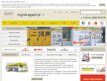 Tablet Screenshot of myjnie.agapit.pl